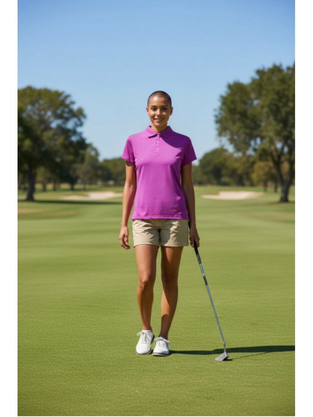 Adidas Climacool Textured Golf 3-Button Polo Shirt
